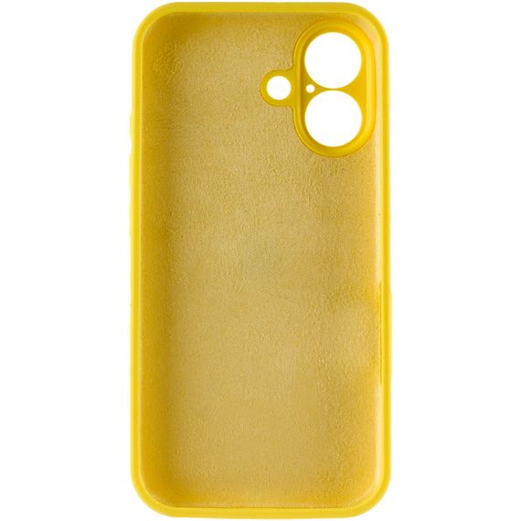 Чохол Silk Full Camera Protective (AA) NO LOGO для Apple iPhone 17 (6.3") Жовтий / Yellow | Зображення 2