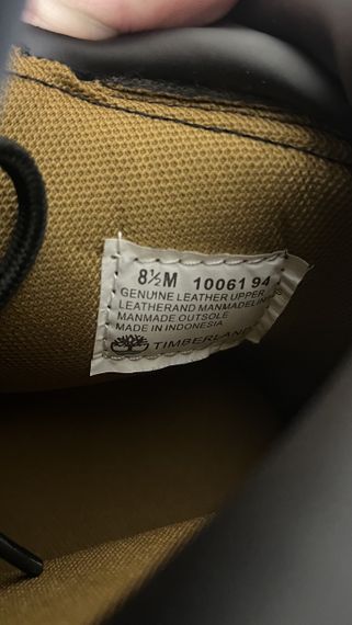 Ботинки Тимбы Black Boots , нубук, Вьетнам 9002 40 25.5 | Зображення 1