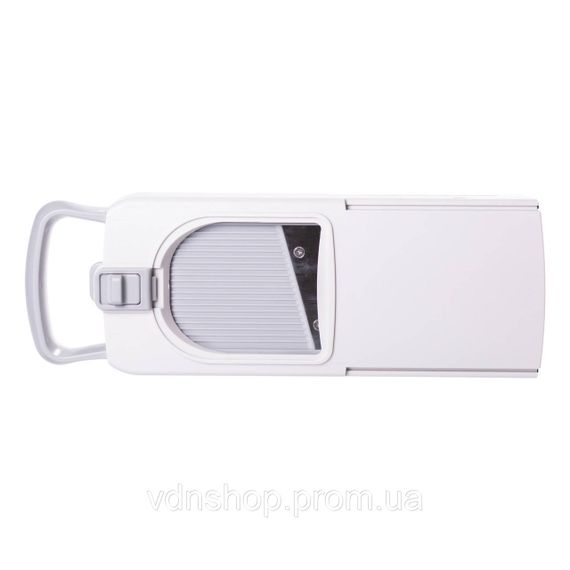 Овочерізка ручна універсальна з контейнером 19×12.5×34 см слайсер для овочів кухонна овочерізка HP-8-67 | Зображення 7