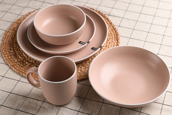 Чашка Ardesto Cremona, 390 мл, Summer pink, керамика (AR2939PC) | Зображення 1