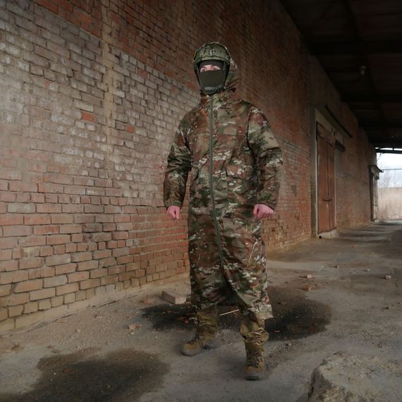 Плащ-дощовик довгий Kiborg мультикам XL | Зображення 6