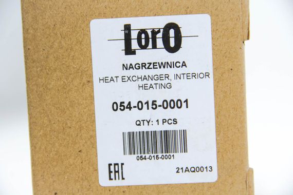 Радіатор пічки CROSSFIRE/W215/W208/W210/W220/R107/R170 96-, LORO (0540150001) | Зображення 2