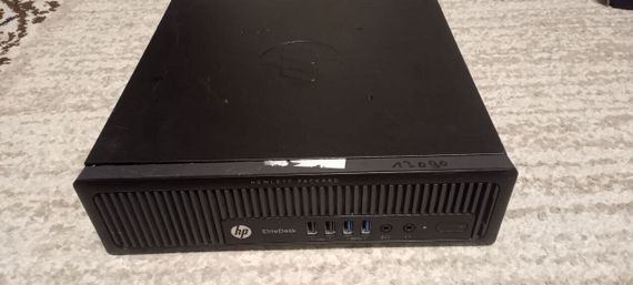 Неттоп Б-клас HP EliteDesk 800 G1 USFF / Intel Core i3-4150 (2 (4) ядра по 3.5 GHz) / 4 GB DDR3 / 120 GB SSD / Intel HD Graphics 4400 б/в | Зображення 1