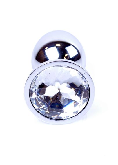 Анальна пробка B - Series Plug-Jewellery Silver PLUG- Clear Sex Aura | Зображення 1