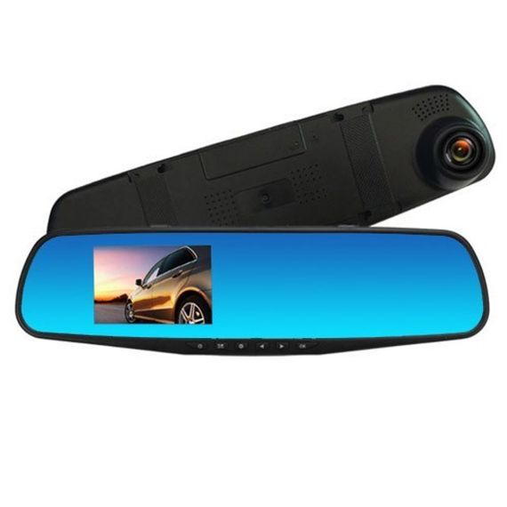 Автомобильный видеорегистратор-зеркало L9001 LCD 3.5" 1080P Full HD, Видеорегистратор на автомобиль | Зображення 3