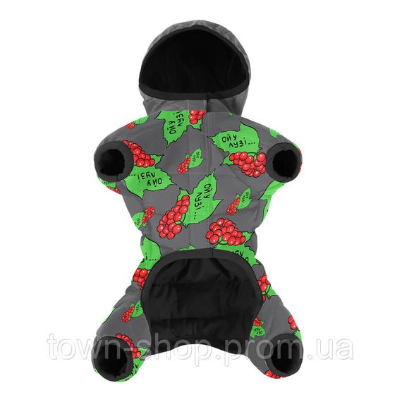 Комбинезон для собак WAUDOG Clothes рисунок "Калина", S32, В 47-50 см, С 30-33 см | Зображення 1