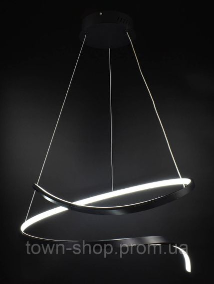 Люстра потолочная LED SG4-800-bk Черный 40-200х80х80 см. | Зображення 4