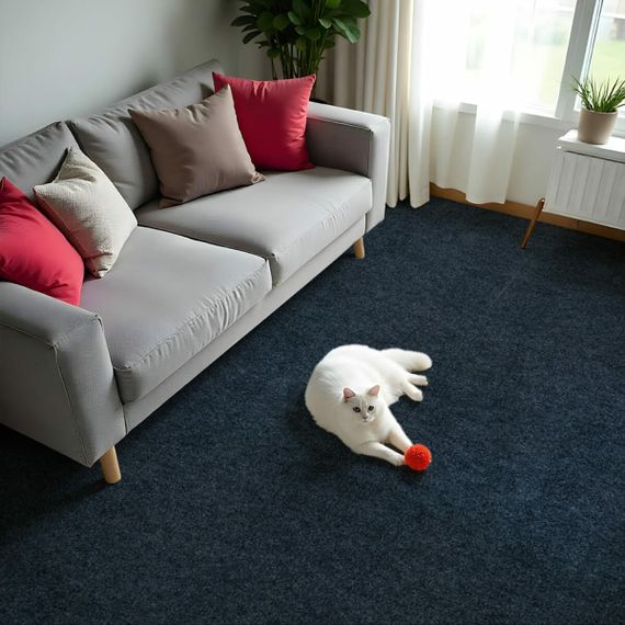 Самоклеюча плитка під ковролін в рулоні темно-сірий 600х3000мм SW-00002587 | Зображення 4