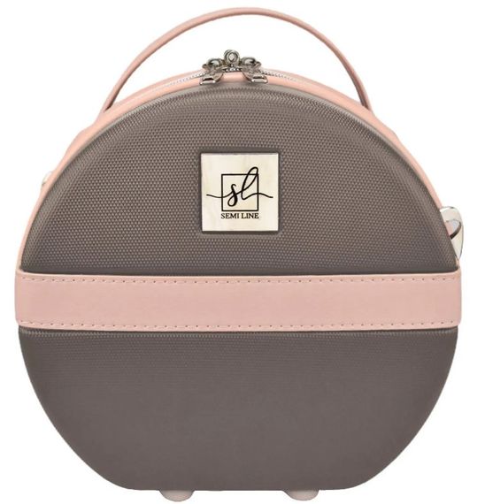 Бьюті-кейс Semi Line 5L Brown/Pink Cream (T5673-1) (DAS302677) | Зображення 4