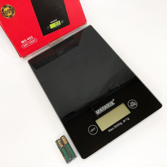 Пищевые весы для продуктов Matarix MX-402 5 кг, Весы пищевые кухонные для мелких продуктов AK-24 | Зображення 4