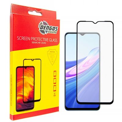 Стекло защитное Dengos Full Glue VIVO Y33s (black) (TGFG-195)