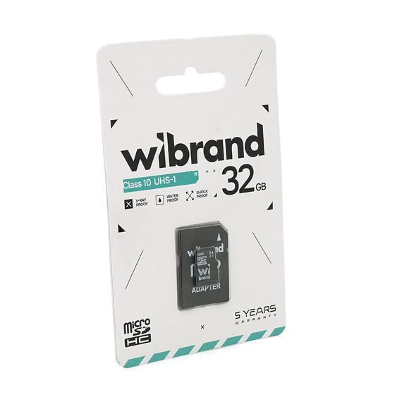 Карта пам'яті Wibrand microSDHC Class 10 UHS-I, 32GB