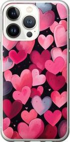 Чохол на iPhone 13 Pro Сердечка 4 із пластику FCh_019912