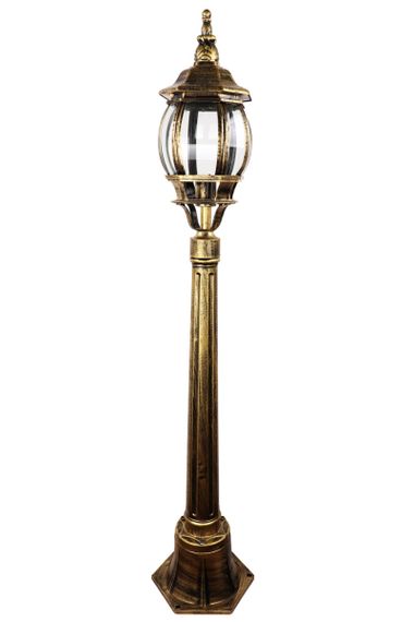 Ліхтар вуличний на ніжці 25500 Золото 113х20х20 см. | Зображення 1