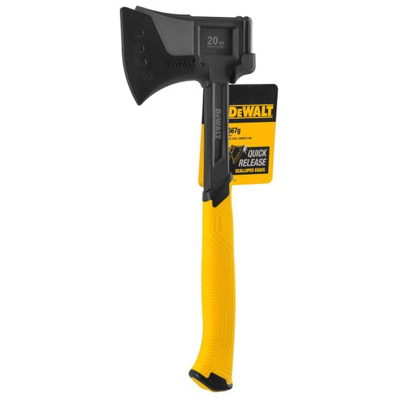 Топор туристический цельнометаллический весом 990 грамм с чехлом DeWALT DWHT51387-0 | Зображення 4