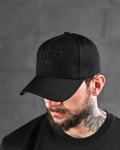 Бейсболка Prada black ДЛ6594