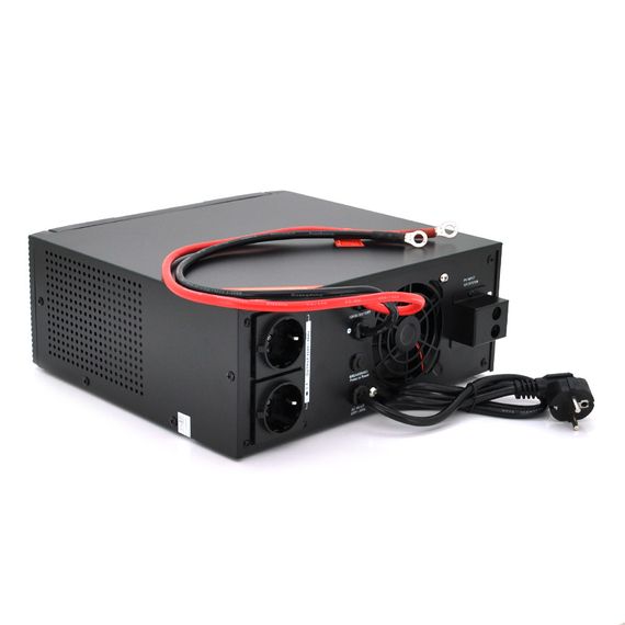 Гибридный инвертор BRAZZERS BRZ-SOLAR-1500.1500V A/1200W, 24V, ток заряда 10/20A | Зображення 1