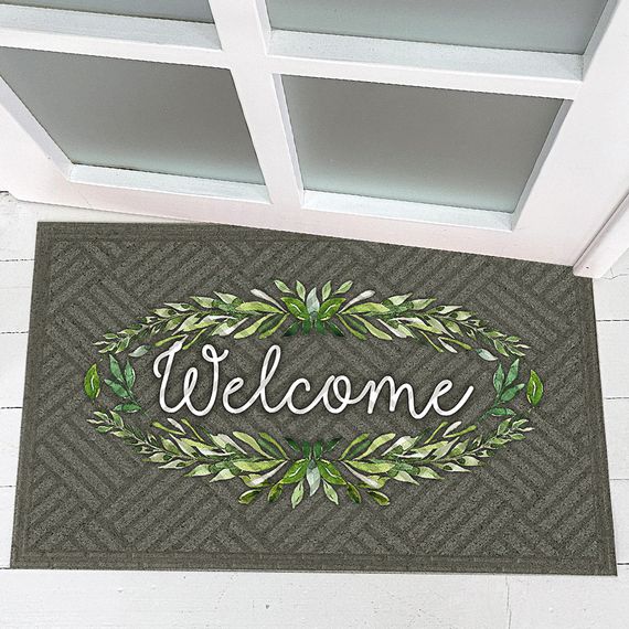 Коврик придверный с принтом Welcome 45x75x0,4 см (KOV_20S054)