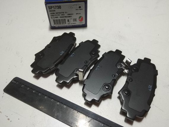 Колодки задні гальмівні MAZDA 3 (BM), Hi-Q (SP1730) (B4Y0-26-48ZB) | Зображення 2