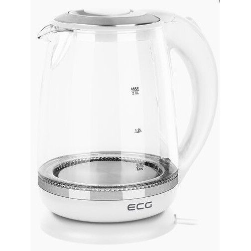Електрочайник EСG RK-2020-White Glass 2 л білий