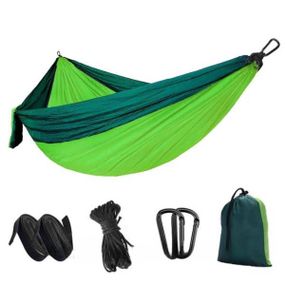 Туристичний гамак Travel hammock із москітною сіткою Зелений