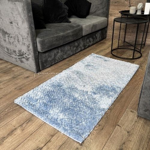 Килимок для ванної 60*120см антибактеріальний Tropical Sea блакитний Дариана | Зображення 5