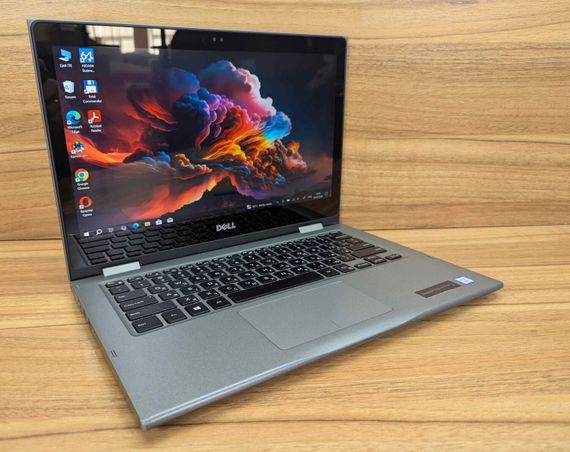 Ноутбук-трансформер Dell Inspiron 5379 / 13.3" (1920x1080) IPS Touch / Intel Core i7-8550U (4 (8) ядра по 1.8 - 4.0 GHz) / 8 GB DDR4 / 256 GB SSD / Intel UHD Graphics 620 / WebCam / Windows 10 б/в + Подарунок Бездротова миша / USB | Зображення 3