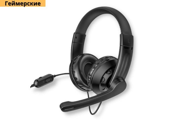 Ігрові навушники з мікрофоном та регулюванням висоти XPRO BO102 Amusement чорні (23709-01_299) | Зображення 1