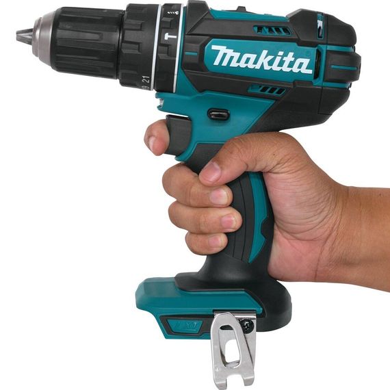 Шурупокрут з ударом акумуляторний Makita DHP482Z (62 Нм, 1.5-13 мм, LXT, без акумуляторів та зарядного пристрою) | Зображення 1