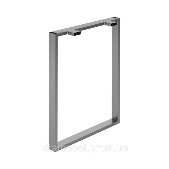 Комплект опор для столу з металу 600×120mm, H=730mm (профільна труба: 60x20mm) | Зображення 2