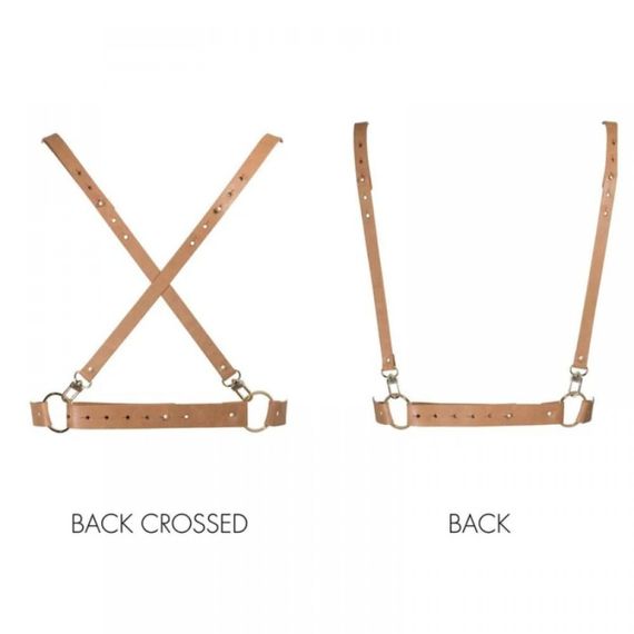 Портупея на груди MAZE Bijoux Indiscrets бежева, OS | Зображення 3