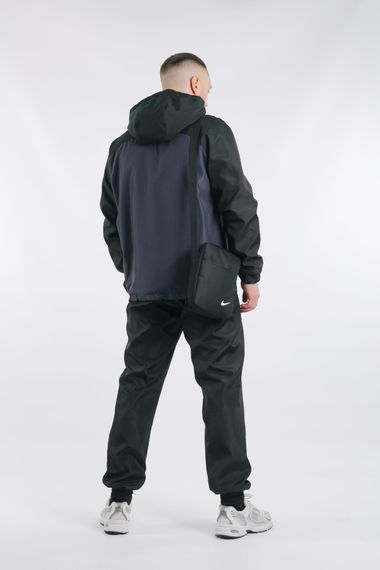 Комплект чоловічий Nike: анорак "House" чорно-сірий + штани "President" чорні + барсетка чорна S (1621603707) | Зображення 3