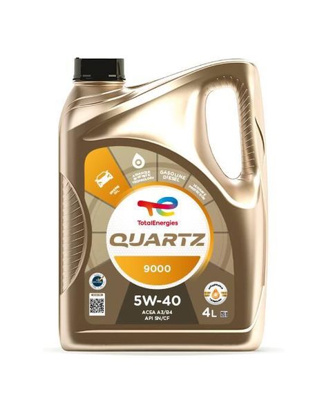 Моторна олива Total QUARTZ 9000 5w40 4л/4,41 кг НОВА КАНІСТРА!!!