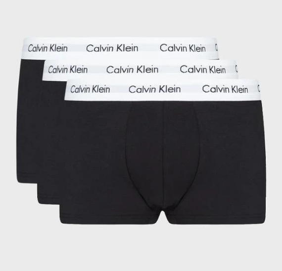 Набір чоловічих трусів боксерів Calvin Klein men boxer 3 шт в наборі XL | Зображення 6