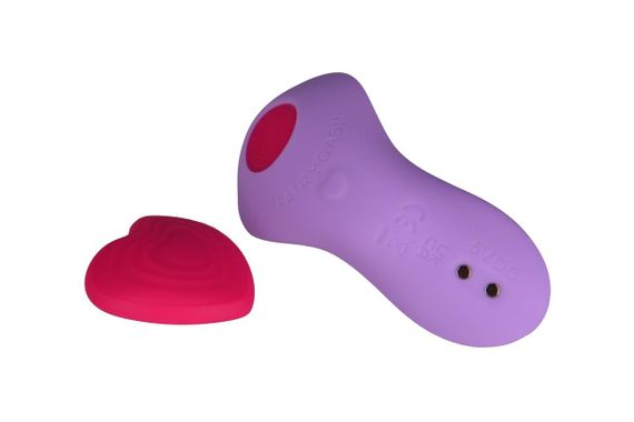 Вибратор в трусики FairyGasm HeartGem violet, на магните, пульт ДУ Sex Aura | Зображення 6