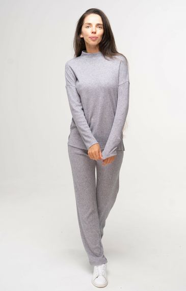 Костюм лапша жіночий сірого кольору, XL