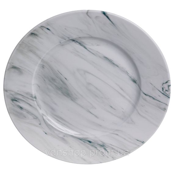 Столовый набор посуды тарелок и чашек 16 предметов на 4 персоны Marmor фарфоровый, обеденный столовый сервиз тарелок MD-16-2G | Зображення 8