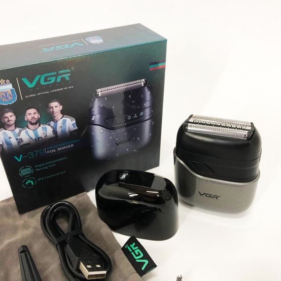 Хорошая электробритва для бороды VGR, Электробритва для профессионального бритья шейвер VU-44 | Зображення 1