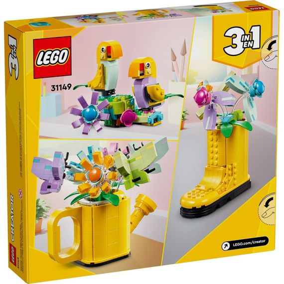 Конструктор LEGO Creator Квіти в лійці 420 деталей (31149) | Зображення 7