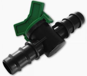 Мінікран лінійний Bradas штуцер для трубки 20 мм 25 шт