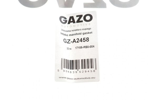 Прокладка колектора впускного Honda Civic 1.4 i-VTEC 08-16 GZ-A2458 | Зображення 1