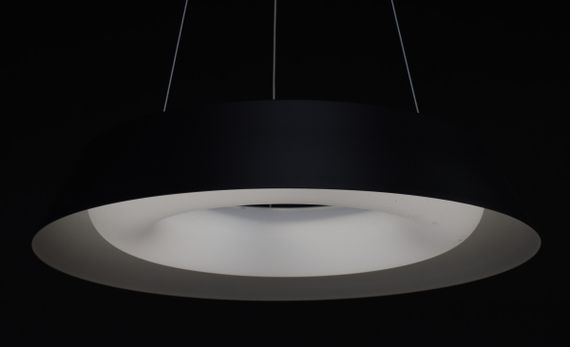 Люстра світлодіодна підвісна LED світильник для квартири на стелю лед з пультом 27576 Чорний 25-90х50х50 см. | Зображення 5