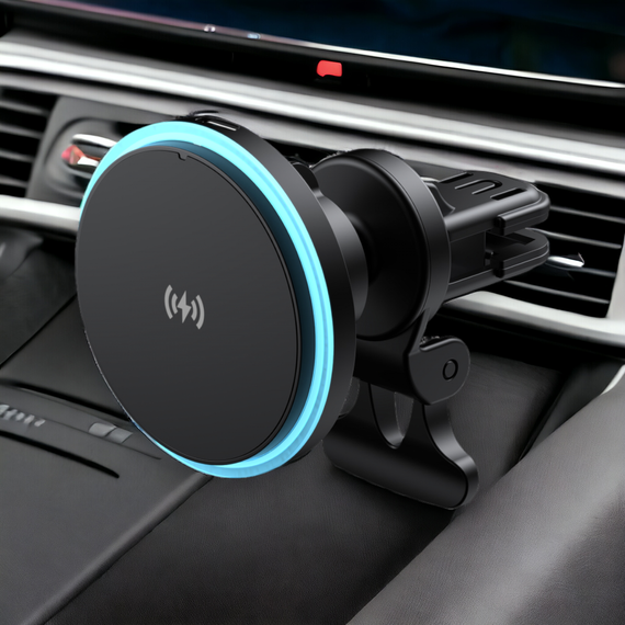 Тримач телефону магнітний з бездротовою зарядкою HAVIT HV-W3032 15W Black | Зображення 6