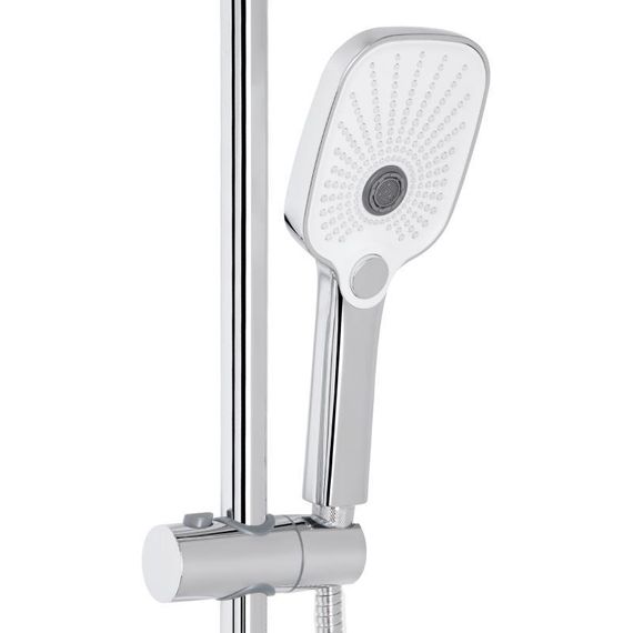 Душова система універсальна Qtap Tern на три споживача (з виливом) QTTER111CRM47591 Chrome | Зображення 5