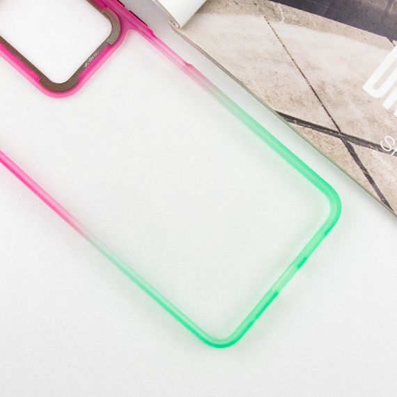 Чохол TPU+PC Fresh sip series для Xiaomi Redmi Note 13 Pro 4G / Poco M6 Pro 4G Салатовий / Рожевий | Зображення 2