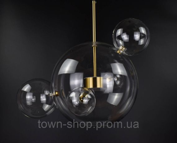 Люстра потолочная LED AA397-300+4-ab Бронза 50-180х51х51 см. | Зображення 3