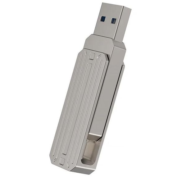 Флеш-накопитель WIWU WI-FD003 Infinite 2in1 Type-C USB 3.2 - 32GB Silver