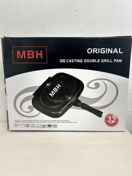 Подвійна сковорода-гриль Double Grill Pan 32 см. | Зображення 5