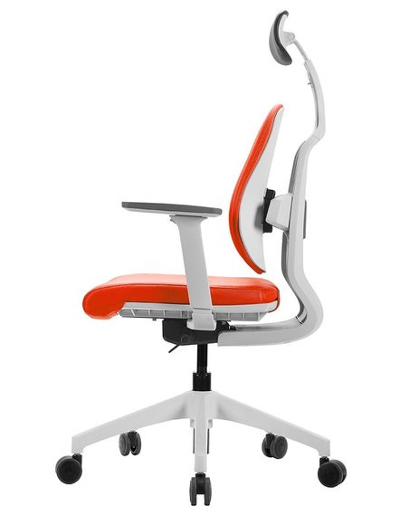 Кресло офисное DUOREST D2 whiteorange ортопедическое | Зображення 3