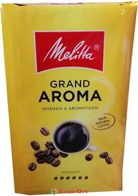 Кофе молотый натуральный Melitta Grand Aroma, 500г , Германия купаж робусты и арабики